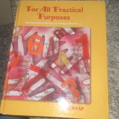 For All Practical Purposes Ninth Edition COMAP Mathematics Hardcover Textbook