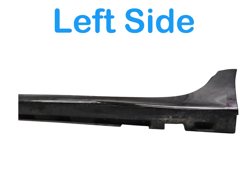 09-15 Jaguar XF X250 XFR faldón lateral izquierdo del conductor basculante moldura alféizar negro OEM Foto 3 de 4