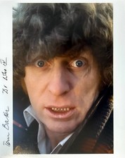Tom Baker - BBC 'Doctor Who' Actor - Hand Signed Photo 25cm x 20cm & UACC COA