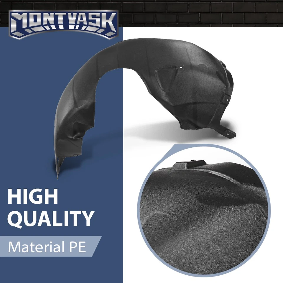 Fit For 2002-2008 BMW 745i 750i 760i Front Fender Liner Splash Shield Left+Right Foto 4 de 4