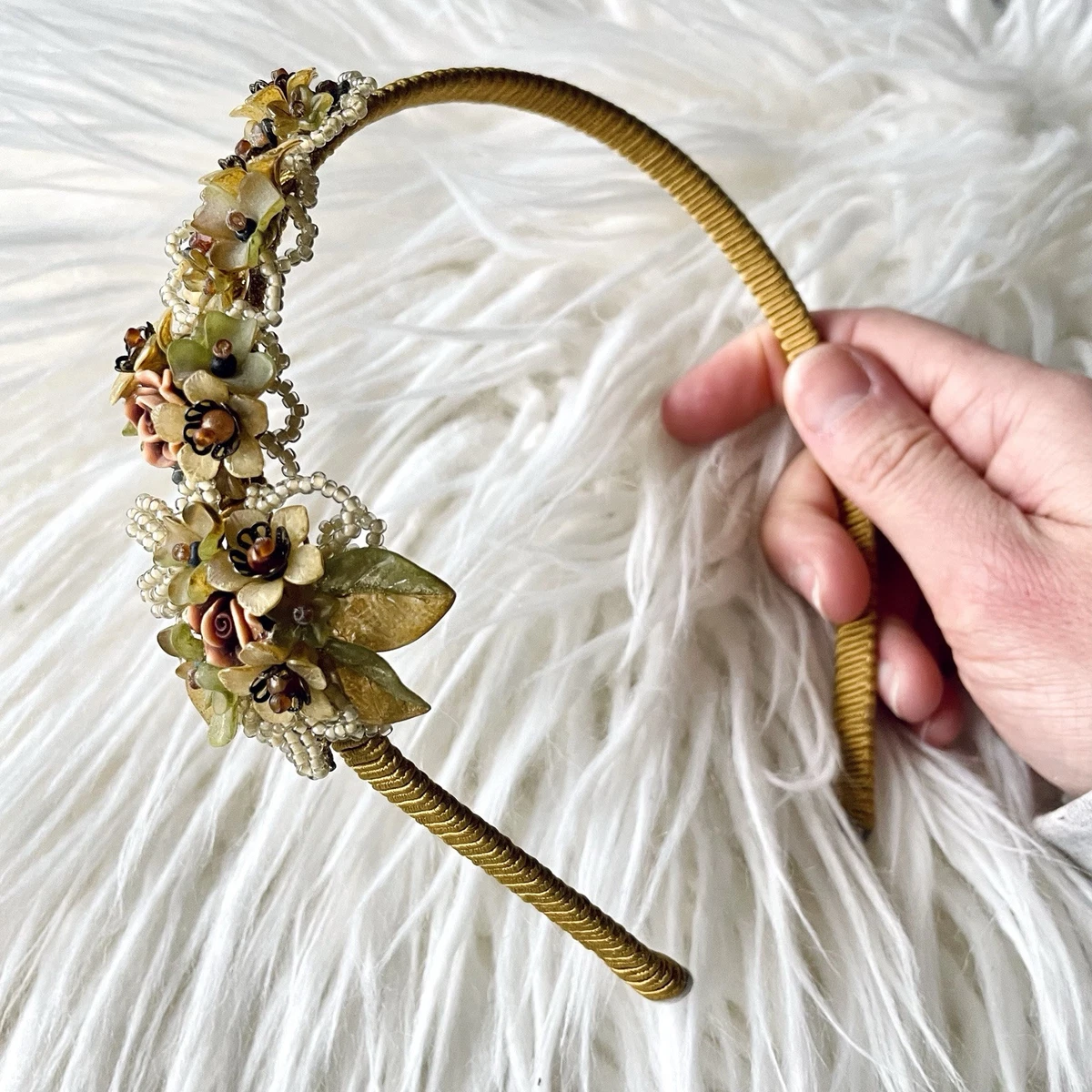 Colleen Toland floral headband Beautiful Colleen Toland head dress or necklace or... | Depop main image 3