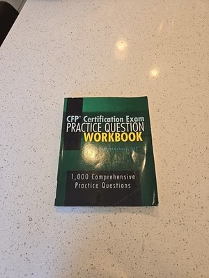 CFP Certification Exam Practice Question Workbook : 1,000 Comprehensive ...