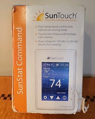 NIB SunTouch SunStat Command Touch Screen Programmable Thermostat 500850-SB
