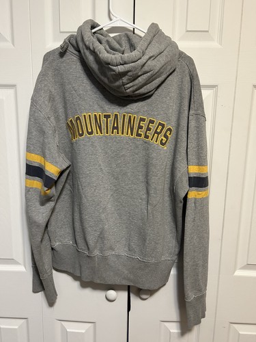 West Virginia Mountaineers Vintage Y2K, Colosseum grau Hoodie bestickt, Large - Bild 3 von 15