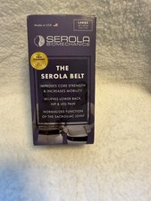SEROLA Sacroiliac Belt, Large   Fits 40  to 46  Hip Measurement NIB