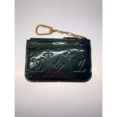LOUIS VUITTON Monogram M93665 Pochette Cles NM Vernis Green Coin