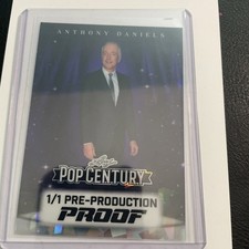 2026 Leaf Pop Century Anthony Daniels  Pre-Production Proof 1/1
