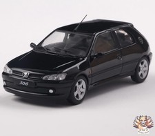 SOLIDO 1/43 Peugeot 306 S16 1994 Black Diecast Model Car