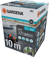 Gardena Schlauch Textilschlauch Liano Xtreme 1/2\, 10 Meter Set + Indoor-Adapter"