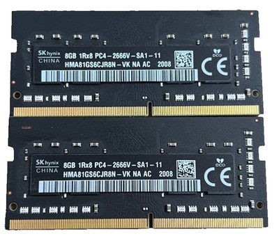 SK hynix 16GB (2x 8GB) PC4-2666V DDR4 RAM Arbeitsspeicher für Laptop, iMac