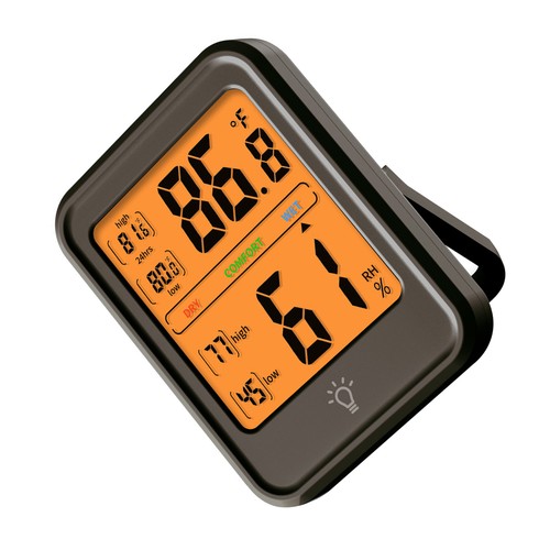 Indoor Thermometer Temperature Room Humidity Meter Magnetic Backlit Digital LCD - Picture 5 of 6