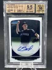 2013 Bowman Chrome Prospect Autographs #EB Eddie Butler BGS 9.5 DMG READ 250005