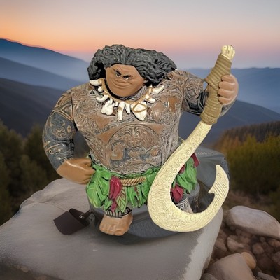 Disney Moana Maui Figure Pvc  4  W/ Hook