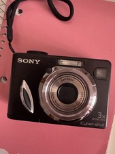 Sony Cyber-Shot DSC-W7 7.2MP 3x Zoom Digital Camera Tested Working