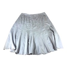 VTG Carole Little Women's Linen Blend Light Weight Flare Paneled A-Line Skirt 16