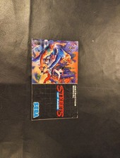 Streets Of Rage Manual Authentic Pal
