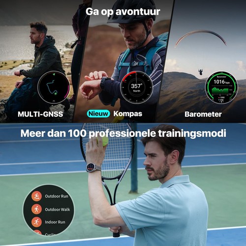 TicwatchPro 5 Android Smartwatch voor heren Snapdragon W5+ Gen 1 Platform Wear O - Zdjęcie 5 z 7