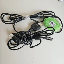 Pelican Green Wired Xbox Adapter To TV And Long Break Away Cable For Controller