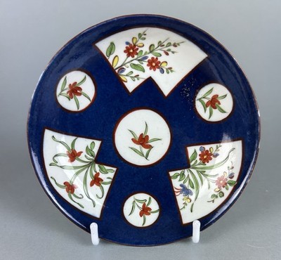 Worcester c1770 Saucer  Red Line Border Group  Antique English Porcelain