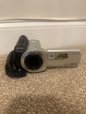 Sony HDR-CX100 HD Handycam Camcorder Silver Tested Works WITH CHARGER