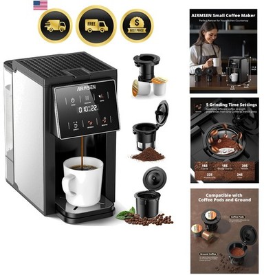 Grind & Brew Coffee Maker with Built-in Grinder 2026 Model - Single-Serve, Co...