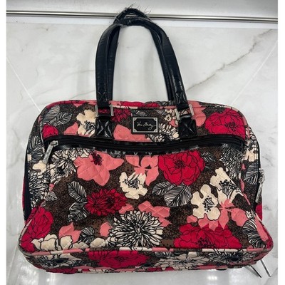 Vera Bradley Night and Day Rose Quilted Laptop Travel Bag  display picture 2