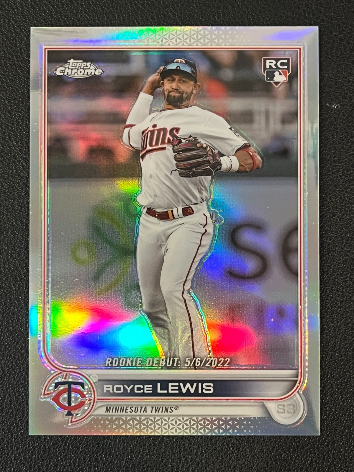 Royce Lewis 2022 Topps Update Chrome Rookie Debut Refractor /299 Twins