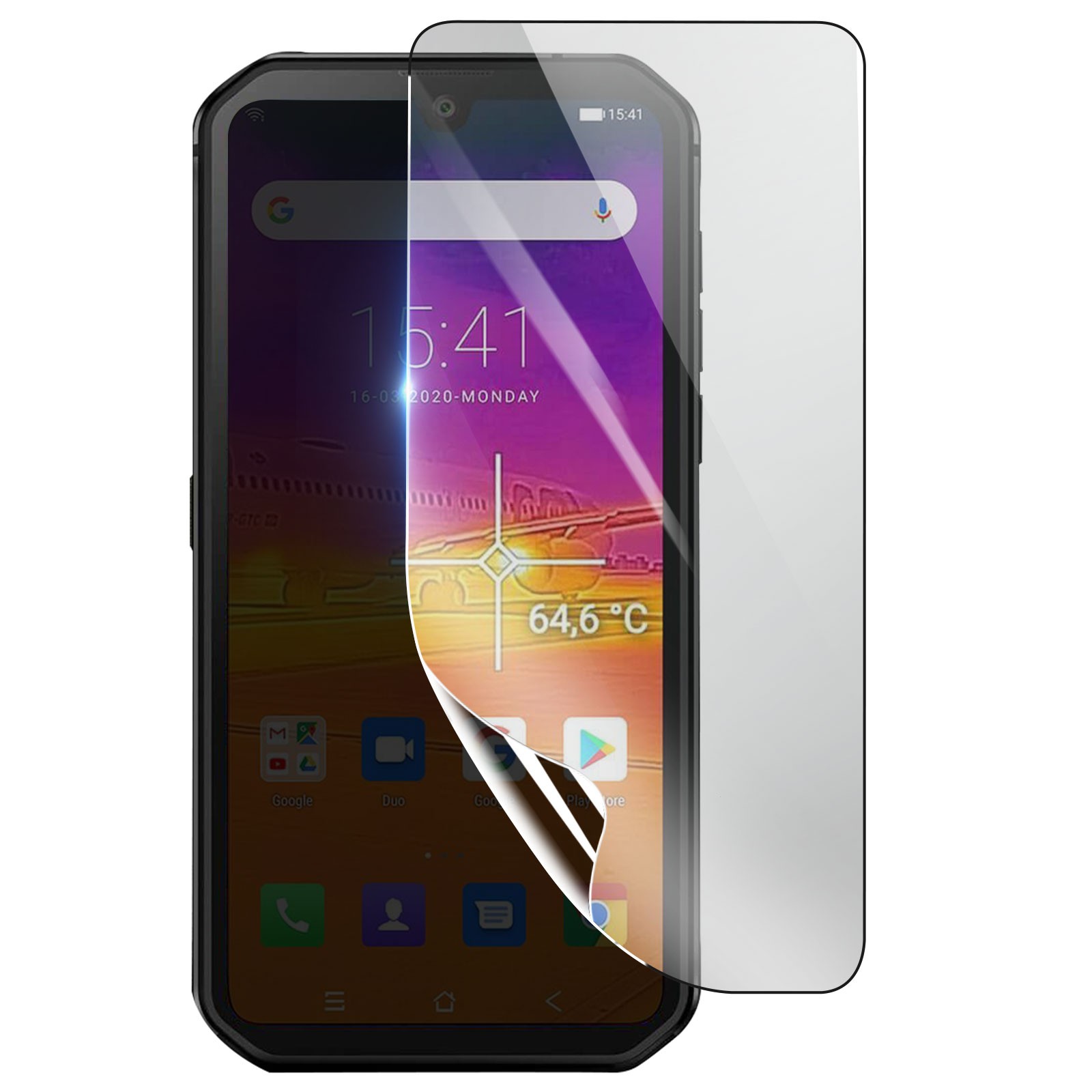 Film protecteur hydrogel pourview BV9900 transparent clarté cristal HD
