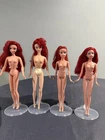 Vintage LOT OF 4 DISNEY PRINCESS Ariel Little Mermaid DOLLS. Mattel . Nude