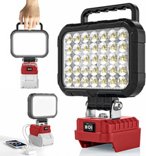 LED Work Light Compatible with Milwaukee M18 18V Battery, 78W 10000LM Cordless W