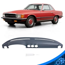 Blue Dashboard Dash Cover Overlay For R107 Mercedes Benz Base 350SL 380SL 72-89