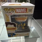 Funko Pop Cyclops Vinyl Figure #58 X-Men Marvel Comics 2014 damage box