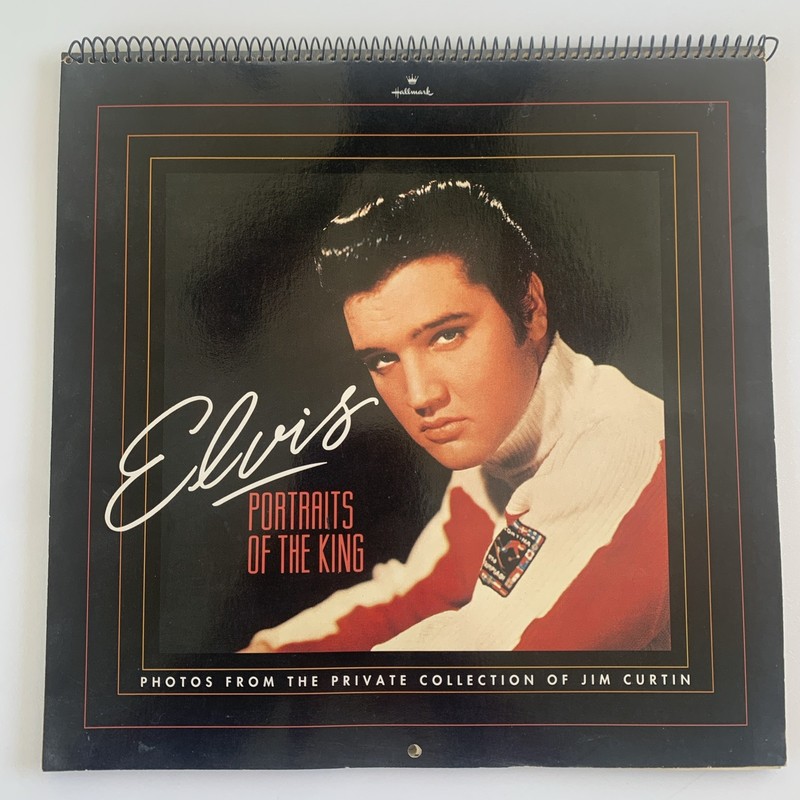 ELVIS - 1991 Calendar - PORTRAITS OF THE KING - HALLMARK