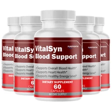 VitalSyn Glyco Optimizer Healthy Blood Sugar Levels Support - 5 Bottles