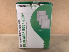 Think Crucial 3pk Replacement Air Purifier Filter Fits Blueair 500 & 600
