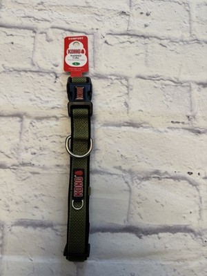 Kong Comfort Cushion Padded Adjustable Green Dog Collar Size Large 18 -26  Neck