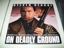 ON DEADLY GROUND Laserdisc LD WIDESCREEN VERY GOOD CONDITION RARE STEVEN SEAGAL