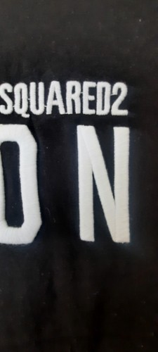Dsquared2 Icon Embroidered Logo t shirt black white logo size m - Bild 2 von 6