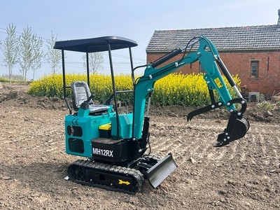 AGT Mini Excavator Digger RATO Engine 13.5hp Gas Tracked Crawler Bucket 0.025m3
