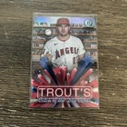 2025 Bowman Chrome Mike Trout's Catch Of The Day Cards Los Angeles Angels #HS-6