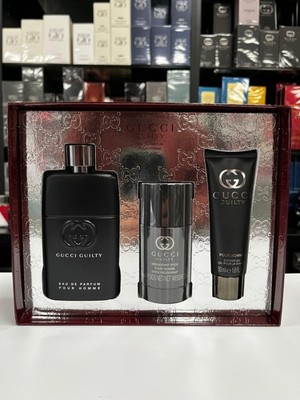 Gucci Guilty Eau de Parfum 3 Piece Gift Set for Men