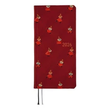 Hobonichi Techo Weeks 2026 English Moomin Little My Red Tie Fabric Planner