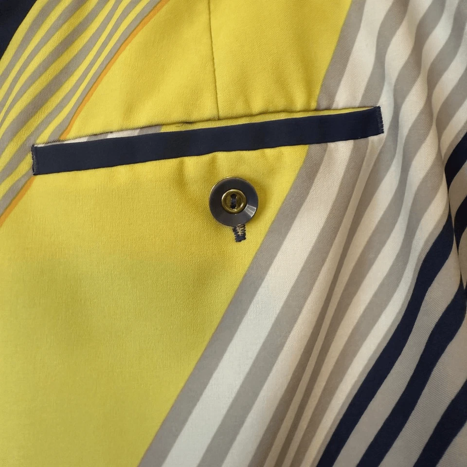 EP New York Navy, White & Yellow Plaid Golf Skort Sz M Golf, Tennis, Pickleball - Image 4 of 4