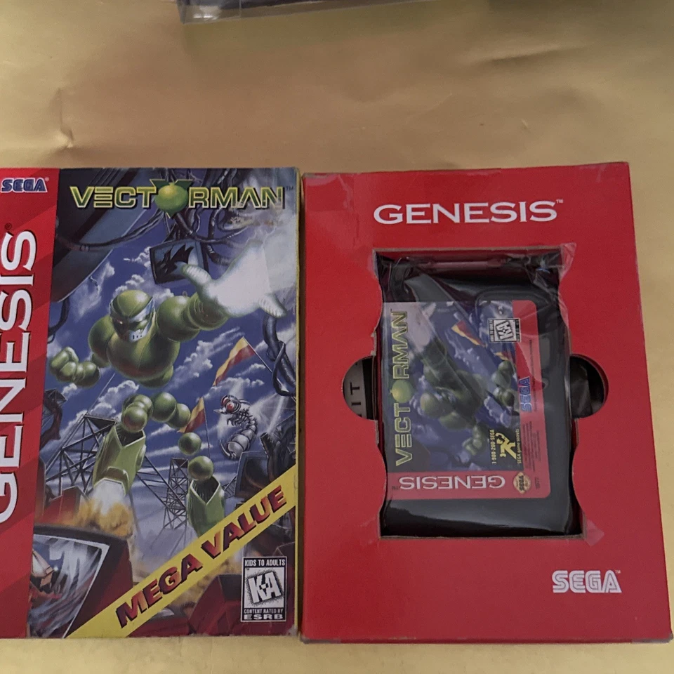 VectorMan Sega Genesis Brand New Cartridge In Box With Manual - Image 2 of 3