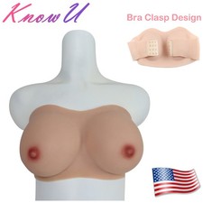 D/E/G Cup Fake Breast Silicone Boobs Upgrade Wrap Lingerie Design Cosplay