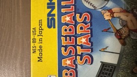 Baseball Stars Snk NES Nintendo Entertainment System 1989 Tested! Cartridge Only