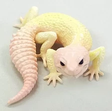 Mini Figure Leopard Gecko (Blizzard) "Capsule Q Museum Gecko Encyclopedia 2"