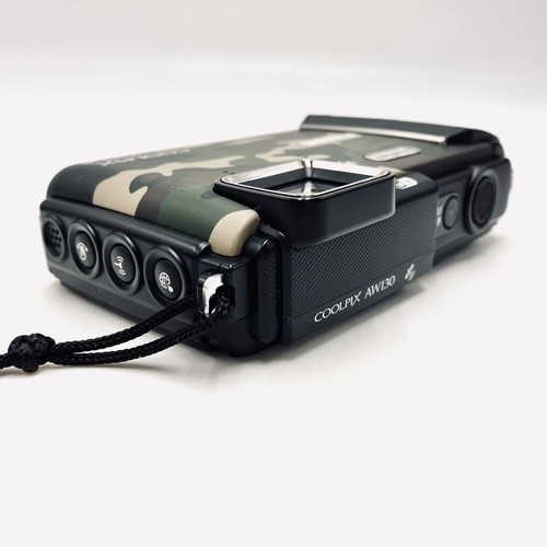Nikon COOLPIX AW130 Waterproof Camera Camo with Accessories - Picture 5 of 7