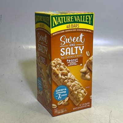 NATURE VALLEY (48 Bars) Sweet & Salty Nut Granola Bars 48 - 1.2 oz BB 06/26