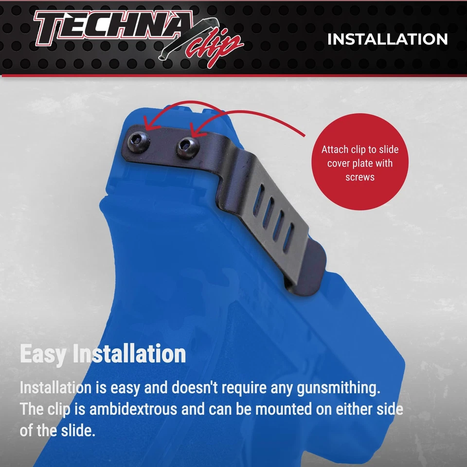 Concealment System for Glock Models - Durable High-Carbon Spring Steel Gun Cl... - Image 4 of 4